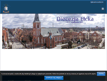Tablet Screenshot of diecezjaelk.pl